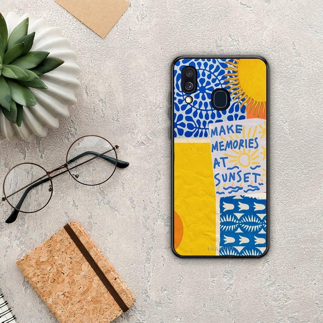Sunset Memories - Samsung Galaxy A40 case