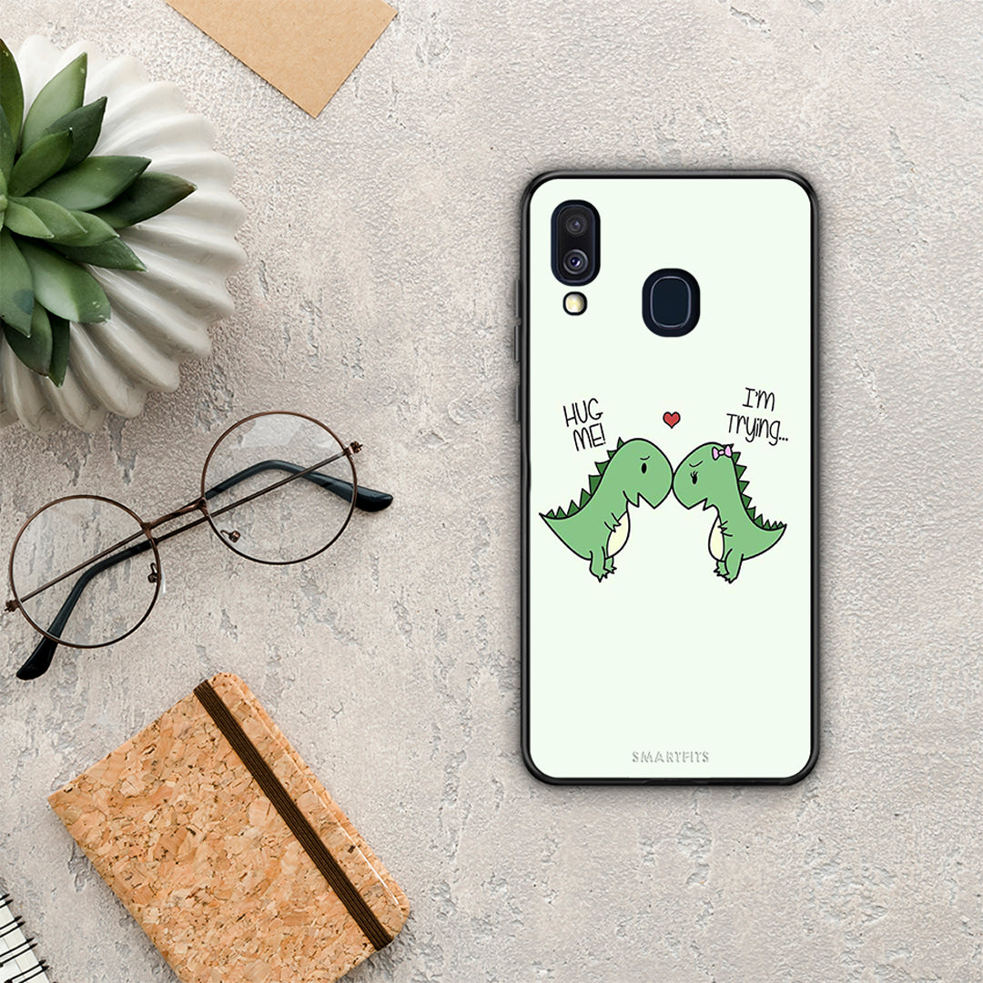 Valentine Rex - Samsung Galaxy A40 case