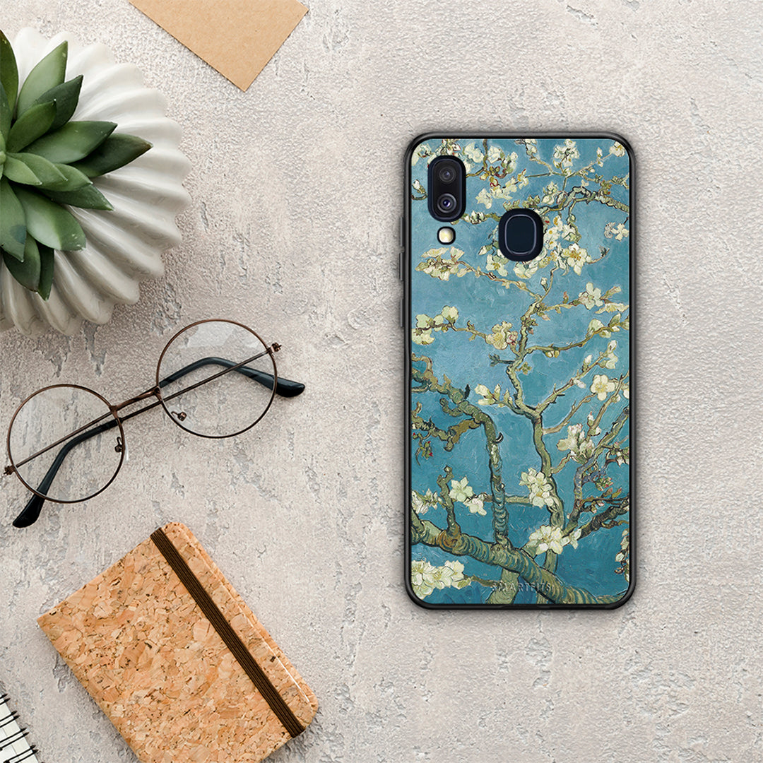 White Blossoms - Samsung Galaxy A40 case