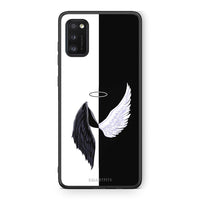 Thumbnail for Samsung A41 Angels Demons θήκη από τη Smartfits με σχέδιο στο πίσω μέρος και μαύρο περίβλημα | Smartphone case with colorful back and black bezels by Smartfits