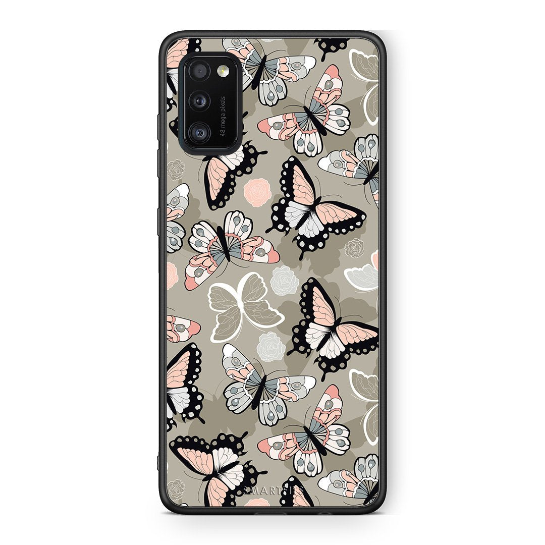 135 - Samsung A41  Butterflies Boho case, cover, bumper