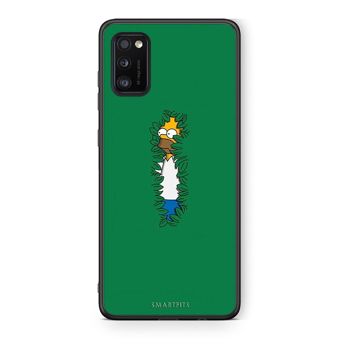 Samsung A41 Bush Man Θήκη Αγίου Βαλεντίνου από τη Smartfits με σχέδιο στο πίσω μέρος και μαύρο περίβλημα | Smartphone case with colorful back and black bezels by Smartfits