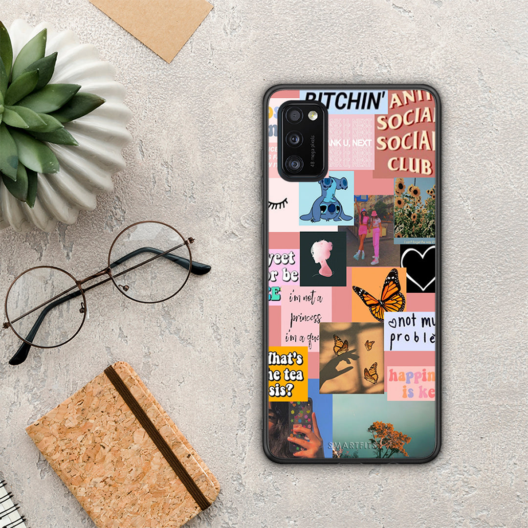 Collage Bitchin - Samsung Galaxy A41 case