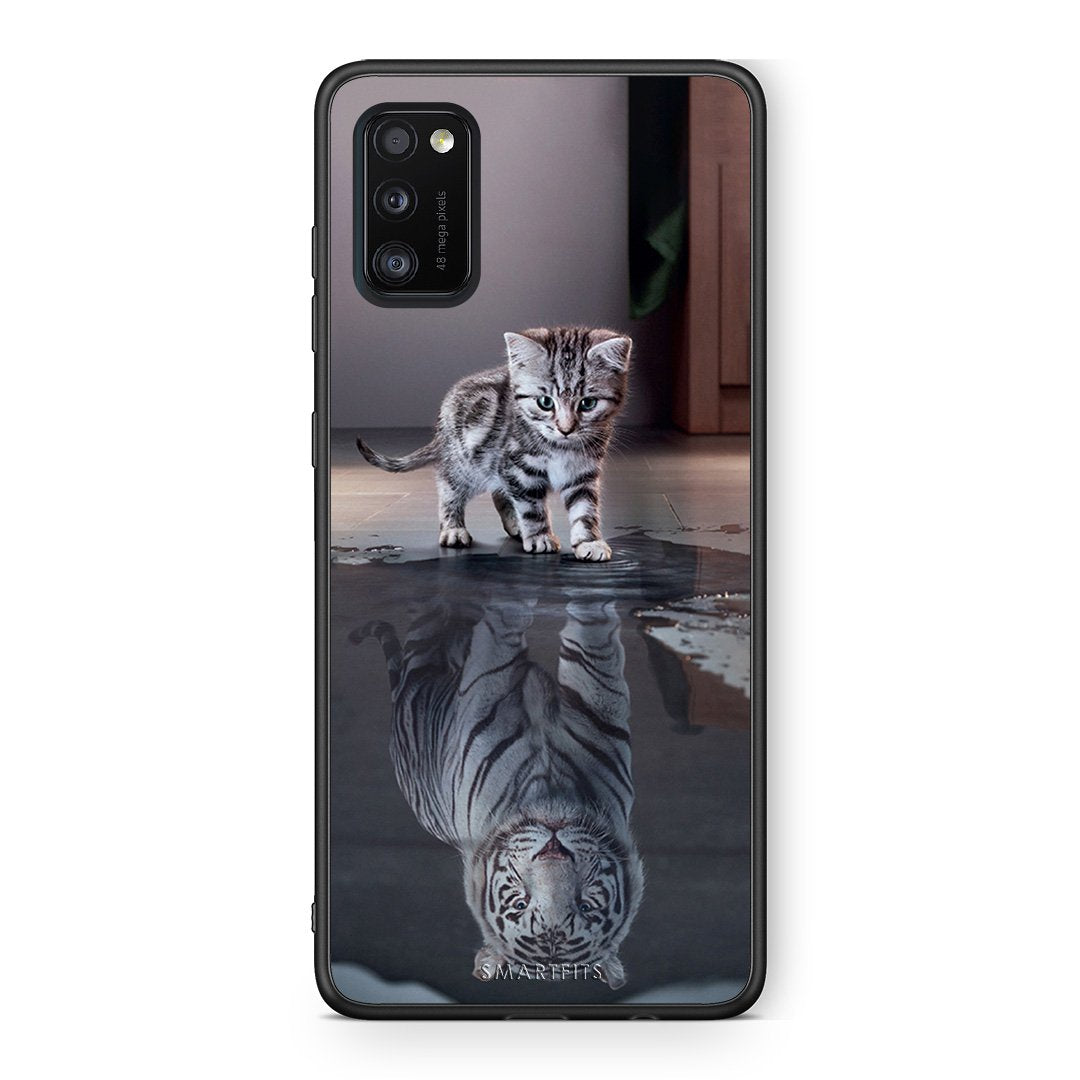 4 - Samsung A41 Tiger Cute case, cover, bumper