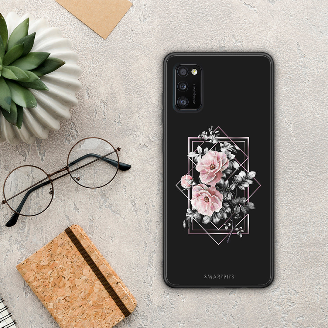 Flower Frame - Samsung Galaxy A41 case
