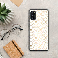 Thumbnail for Geometric Luxury White - Samsung Galaxy A41 case