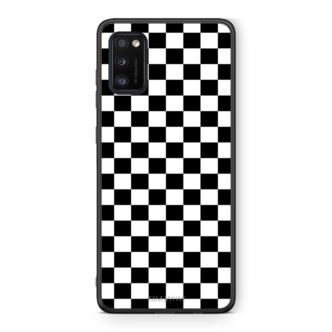 4 - Samsung A41 Squares Geometric case, cover, bumper