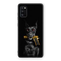 Thumbnail for Samsung A41 Golden Gun Θήκη Αγίου Βαλεντίνου από τη Smartfits με σχέδιο στο πίσω μέρος και μαύρο περίβλημα | Smartphone case with colorful back and black bezels by Smartfits
