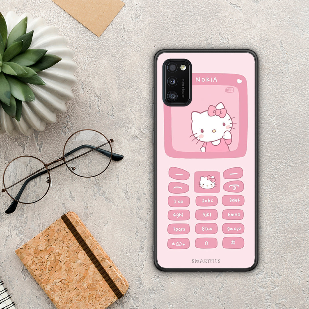 Hello Kitten - Samsung Galaxy A41 case