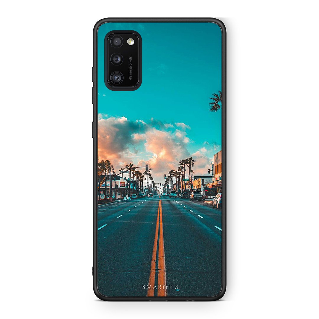 4 - Samsung A41 City Landscape case, cover, bumper