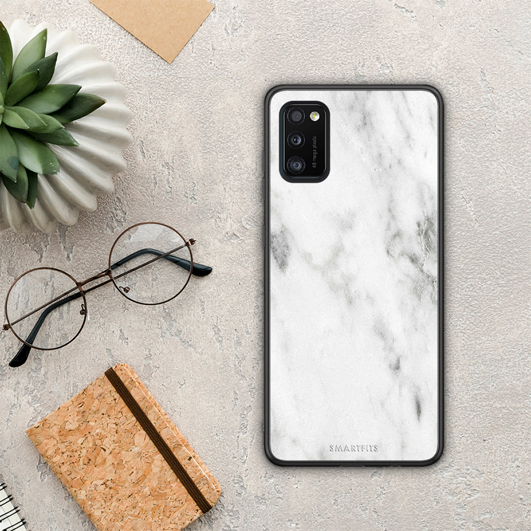 Marble White - Samsung Galaxy A41 case