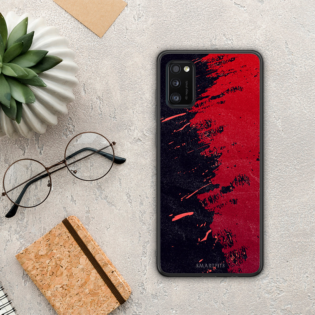 Red Paint - Samsung Galaxy A41 case