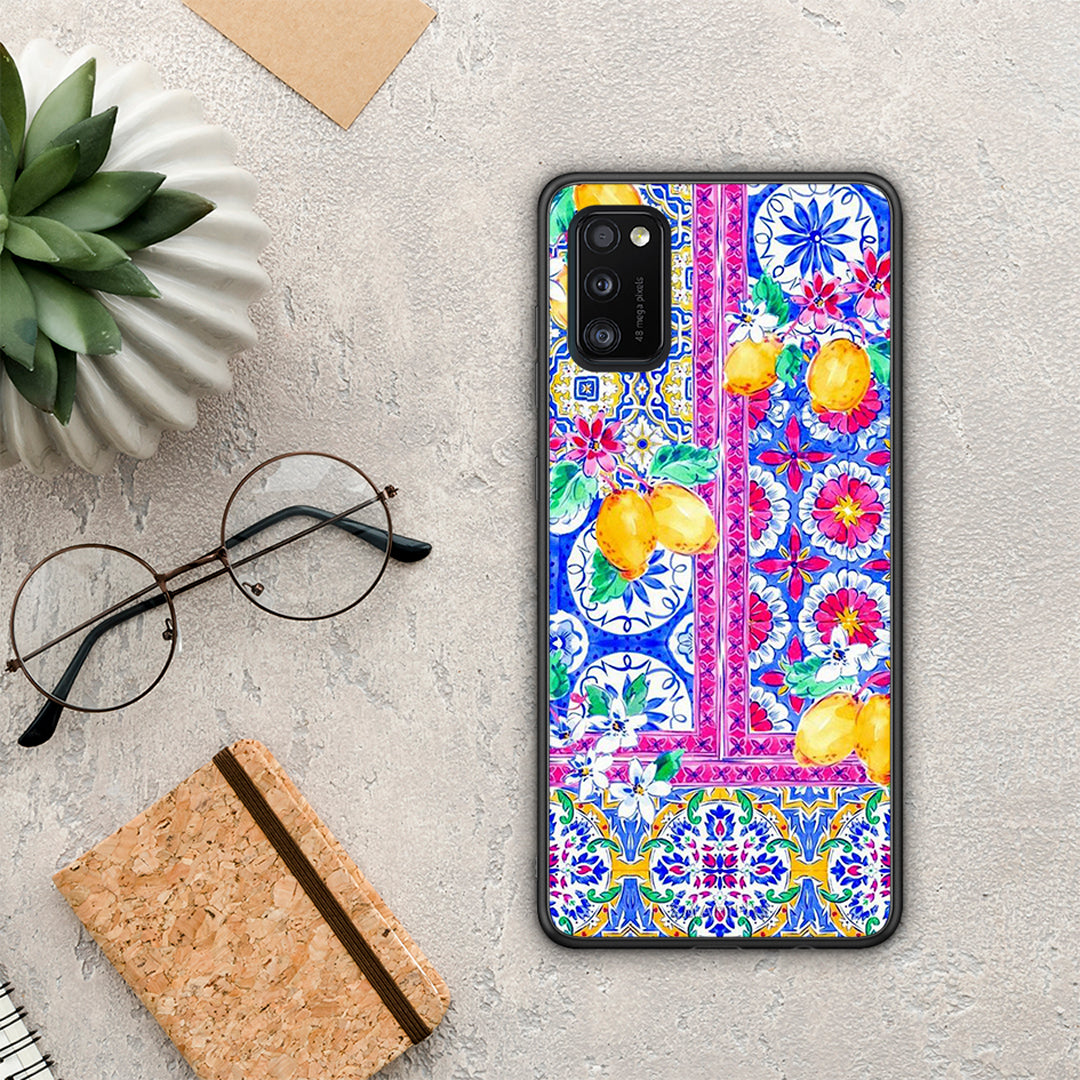 Retro Spring - Samsung Galaxy A41 case