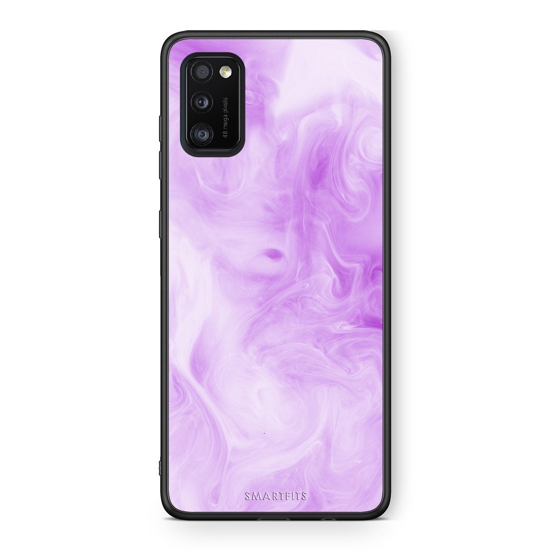 99 - Samsung A41  Watercolor Lavender case, cover, bumper