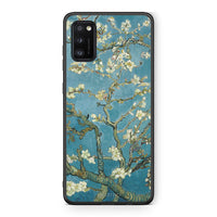Thumbnail for Samsung A41 White Blossoms θήκη από τη Smartfits με σχέδιο στο πίσω μέρος και μαύρο περίβλημα | Smartphone case with colorful back and black bezels by Smartfits