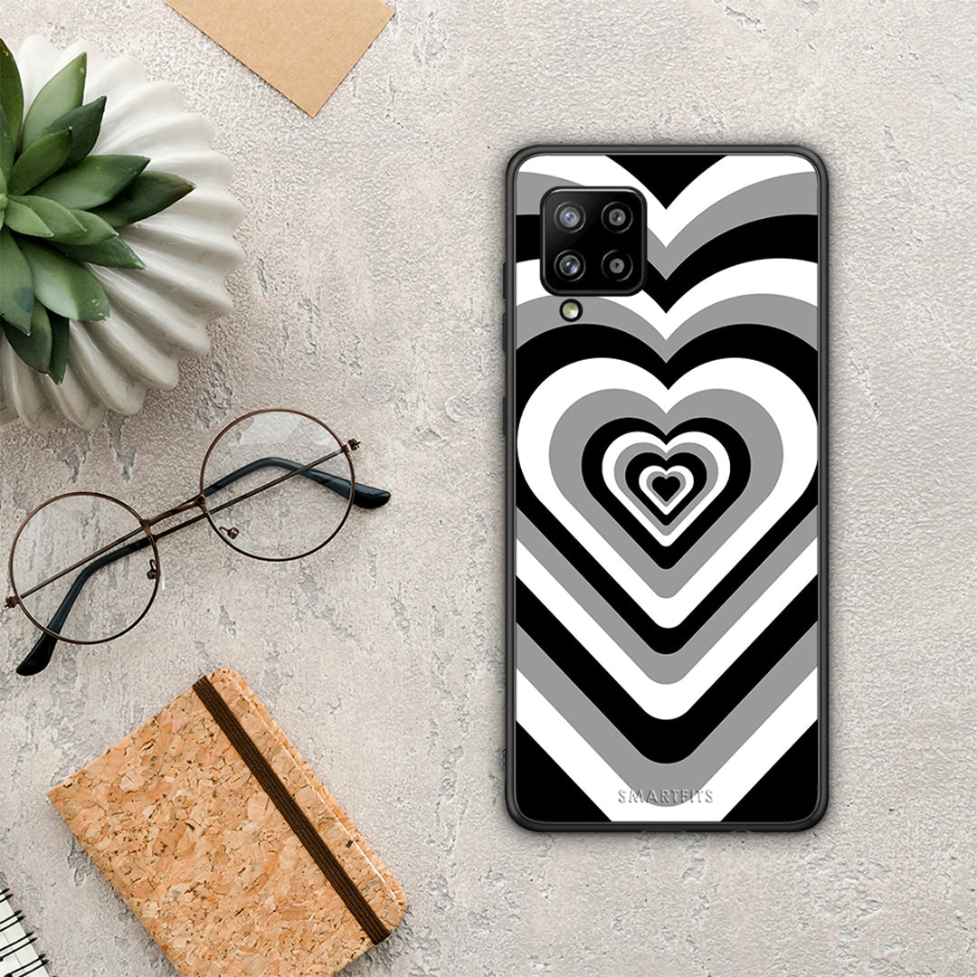 Black Hearts - Samsung Galaxy A42 case