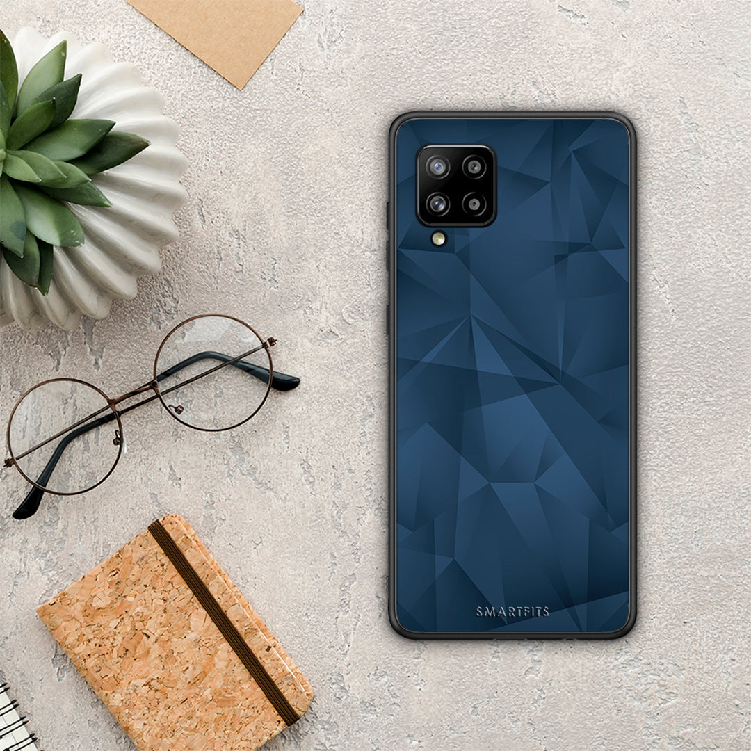 Geometric Blue Abstract - Samsung Galaxy A42 case