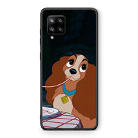 Thumbnail for Θήκη Αγίου Βαλεντίνου Samsung Galaxy A42 Lady And Tramp 2 από τη Smartfits με σχέδιο στο πίσω μέρος και μαύρο περίβλημα | Samsung Galaxy A42 Lady And Tramp 2 case with colorful back and black bezels