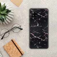 Thumbnail for Marble Black Rosegold - Samsung Galaxy A42 case
