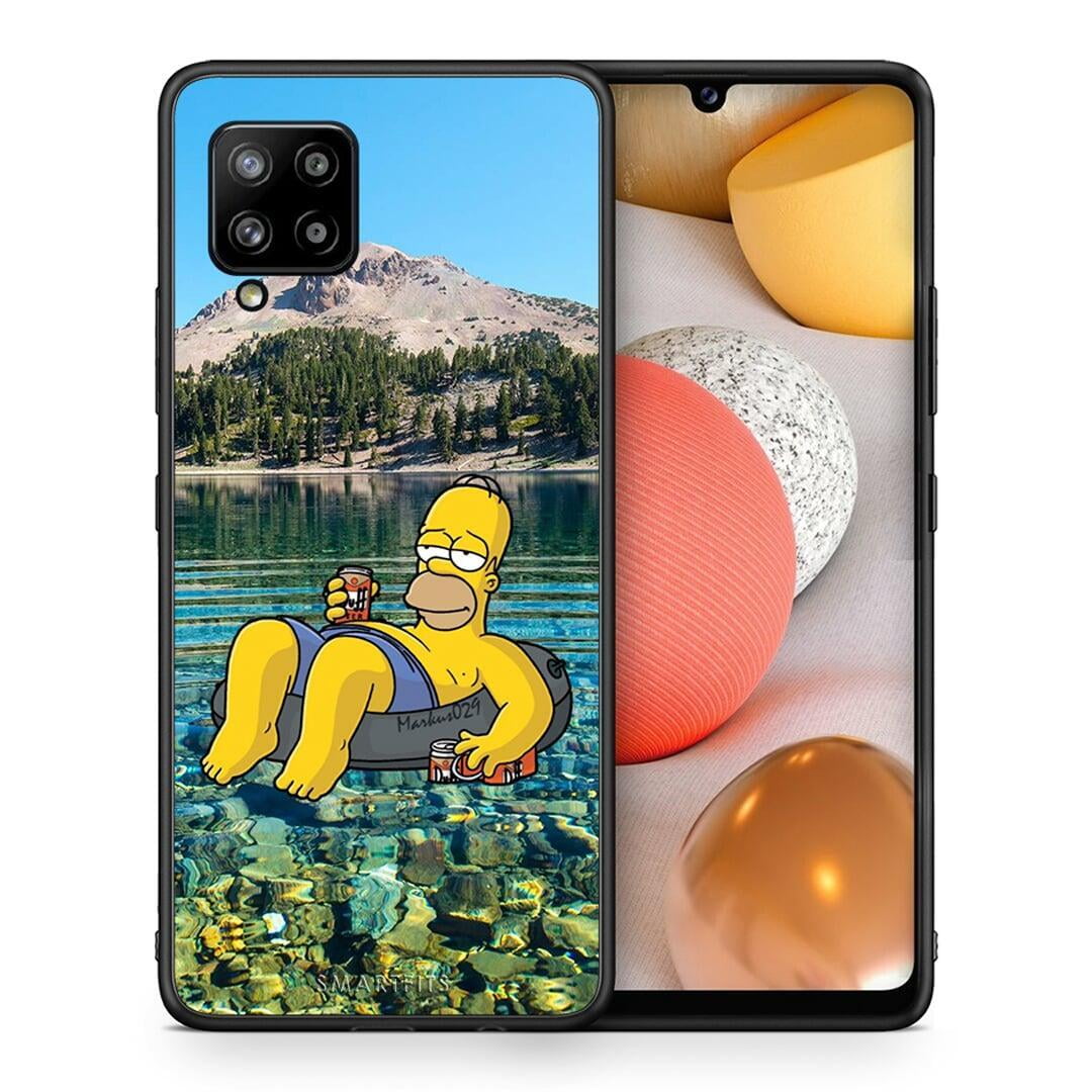 Θήκη Samsung Galaxy A42 Summer Happiness από τη Smartfits με σχέδιο στο πίσω μέρος και μαύρο περίβλημα | Samsung Galaxy A42 Summer Happiness case with colorful back and black bezels