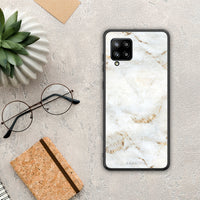 Thumbnail for White Gold Marble - Samsung Galaxy A42 case