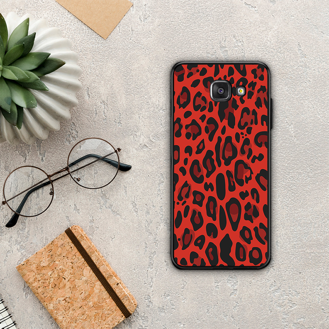 Animal Red Leopard - Samsung Galaxy A5 2017 case