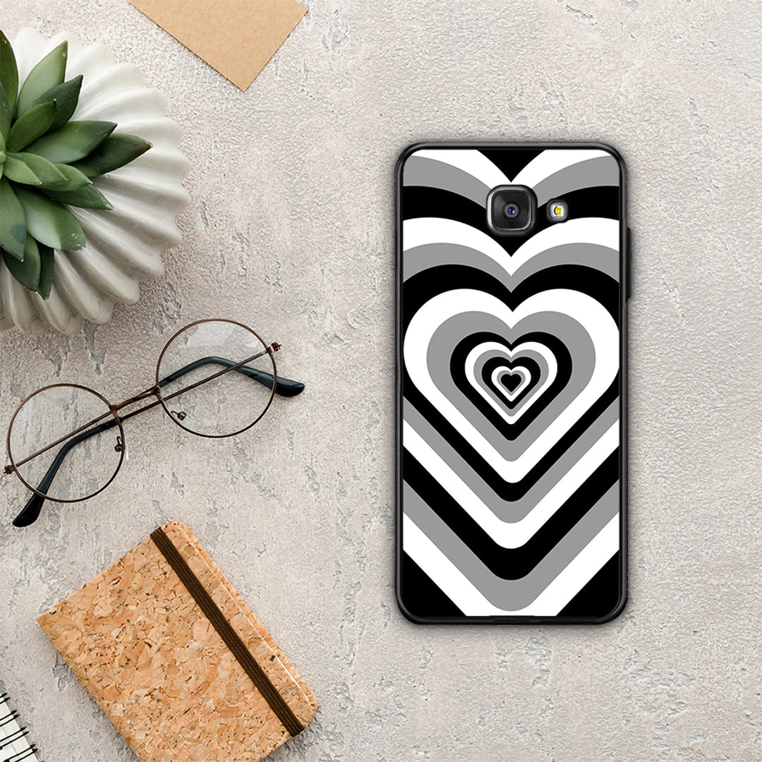 Black Hearts - Samsung Galaxy A5 2017 case