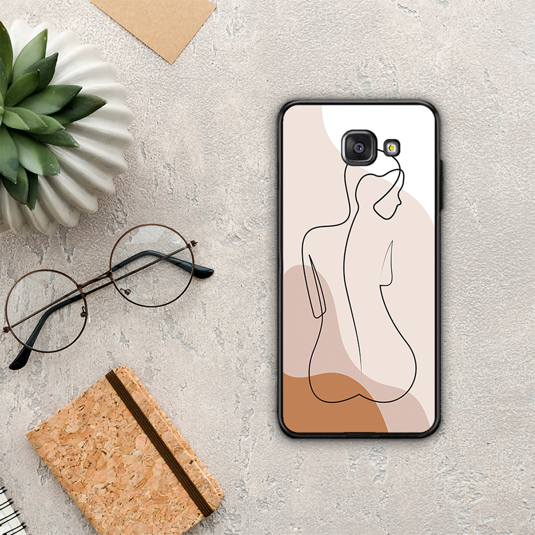 Lineart Woman - Samsung Galaxy A5 2017 case