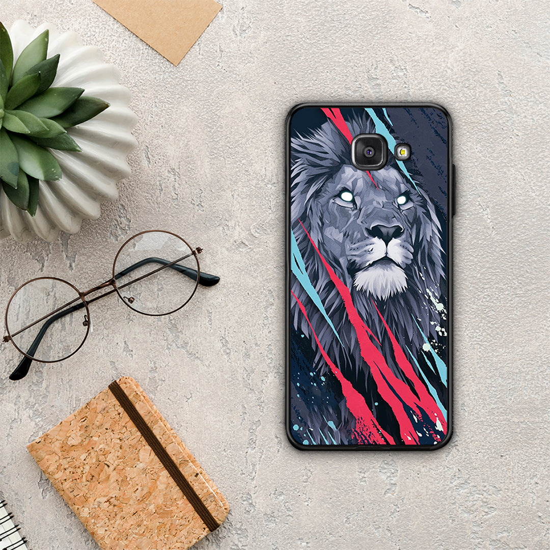 PopArt Lion Designer - Samsung Galaxy A5 2017 Case