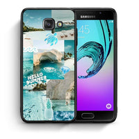Thumbnail for Θήκη Samsung A5 2017 Aesthetic Summer από τη Smartfits με σχέδιο στο πίσω μέρος και μαύρο περίβλημα | Samsung A5 2017 Aesthetic Summer case with colorful back and black bezels