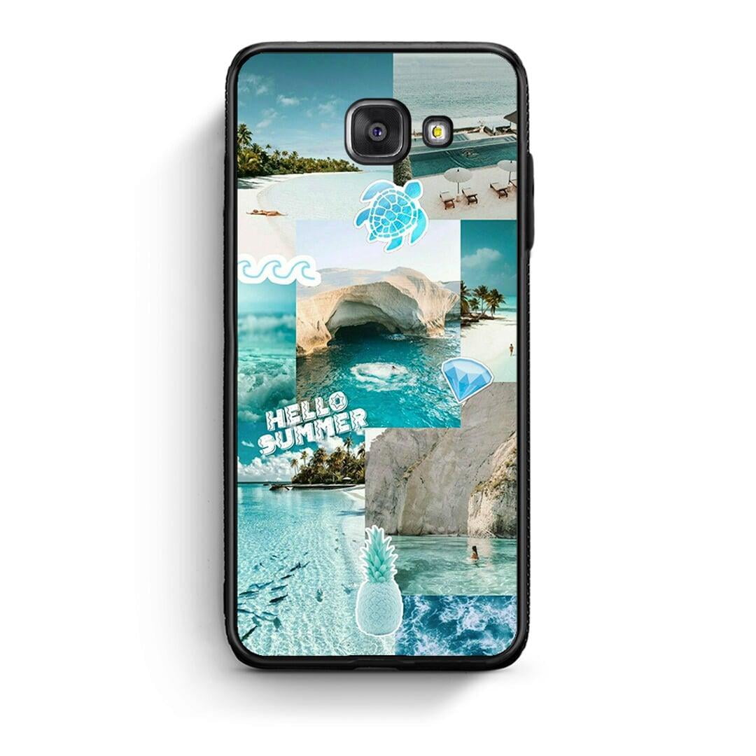 Samsung A5 2017 Aesthetic Summer Θήκη από τη Smartfits με σχέδιο στο πίσω μέρος και μαύρο περίβλημα | Smartphone case with colorful back and black bezels by Smartfits