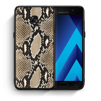 Thumbnail for Θήκη Samsung A5 2017 Fashion Snake Animal από τη Smartfits με σχέδιο στο πίσω μέρος και μαύρο περίβλημα | Samsung A5 2017 Fashion Snake Animal case with colorful back and black bezels