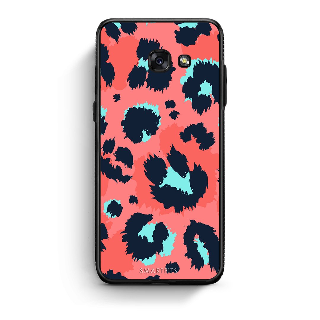 22 - Samsung A5 2017 Pink Leopard Animal case, cover, bumper