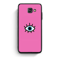Thumbnail for Samsung A5 2017 Blue Eye Pink θήκη από τη Smartfits με σχέδιο στο πίσω μέρος και μαύρο περίβλημα | Smartphone case with colorful back and black bezels by Smartfits