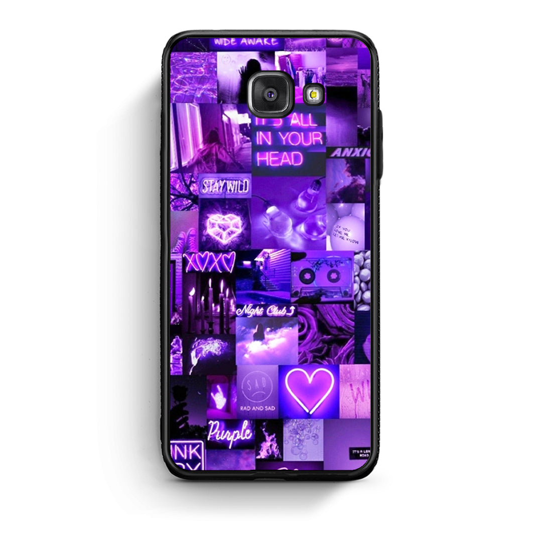 Samsung A5 2017 Collage Stay Wild Θήκη Αγίου Βαλεντίνου από τη Smartfits με σχέδιο στο πίσω μέρος και μαύρο περίβλημα | Smartphone case with colorful back and black bezels by Smartfits