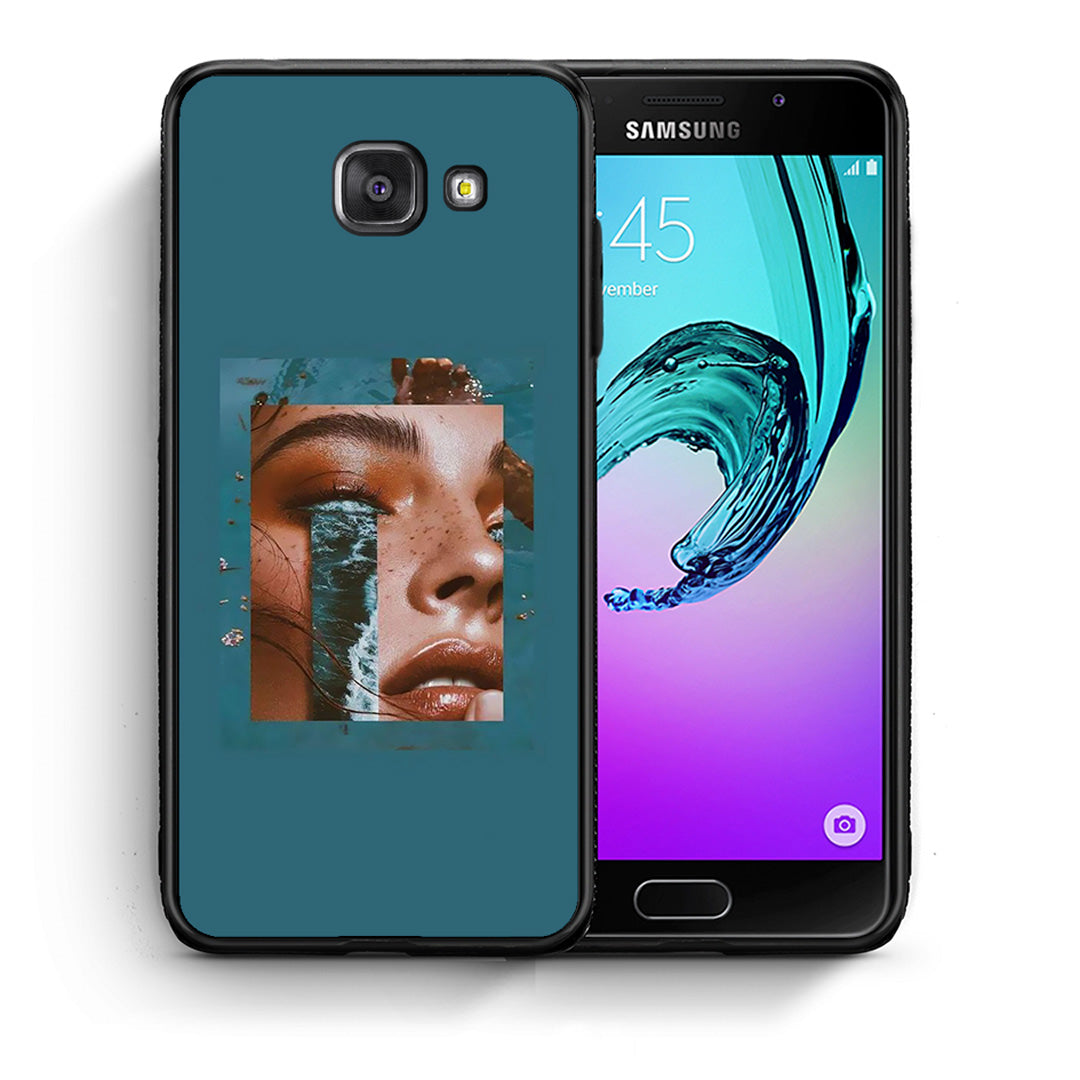 Θήκη Samsung A5 2017 Cry An Ocean από τη Smartfits με σχέδιο στο πίσω μέρος και μαύρο περίβλημα | Samsung A5 2017 Cry An Ocean case with colorful back and black bezels