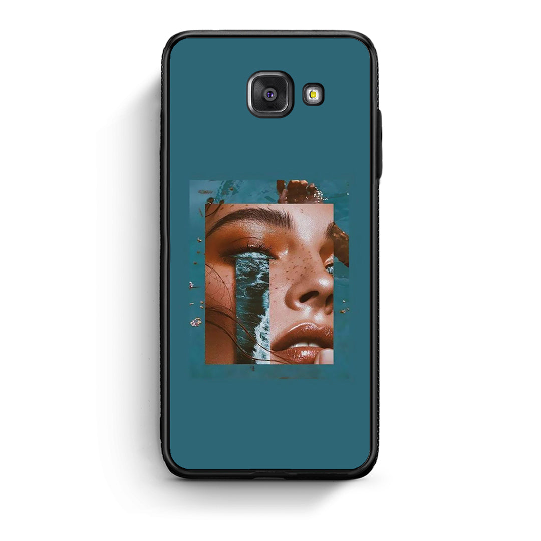 Samsung A5 2017 Cry An Ocean θήκη από τη Smartfits με σχέδιο στο πίσω μέρος και μαύρο περίβλημα | Smartphone case with colorful back and black bezels by Smartfits