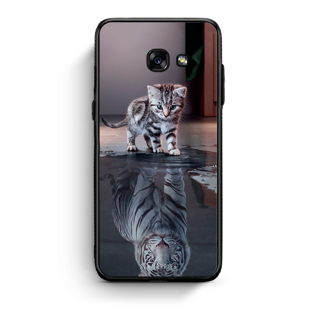 4 - Samsung A5 2017 Tiger Cute case, cover, bumper