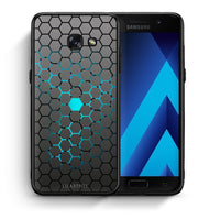 Thumbnail for Θήκη Samsung A5 2017 Hexagonal Geometric από τη Smartfits με σχέδιο στο πίσω μέρος και μαύρο περίβλημα | Samsung A5 2017 Hexagonal Geometric case with colorful back and black bezels