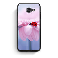Thumbnail for Samsung A5 2017 Ladybug Flower θήκη από τη Smartfits με σχέδιο στο πίσω μέρος και μαύρο περίβλημα | Smartphone case with colorful back and black bezels by Smartfits