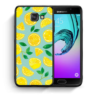 Thumbnail for Θήκη Samsung A5 2017 Lemons από τη Smartfits με σχέδιο στο πίσω μέρος και μαύρο περίβλημα | Samsung A5 2017 Lemons case with colorful back and black bezels