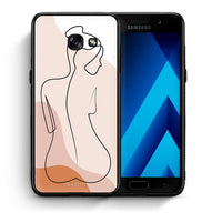 Thumbnail for Θήκη Samsung A5 2017 LineArt Woman από τη Smartfits με σχέδιο στο πίσω μέρος και μαύρο περίβλημα | Samsung A5 2017 LineArt Woman case with colorful back and black bezels