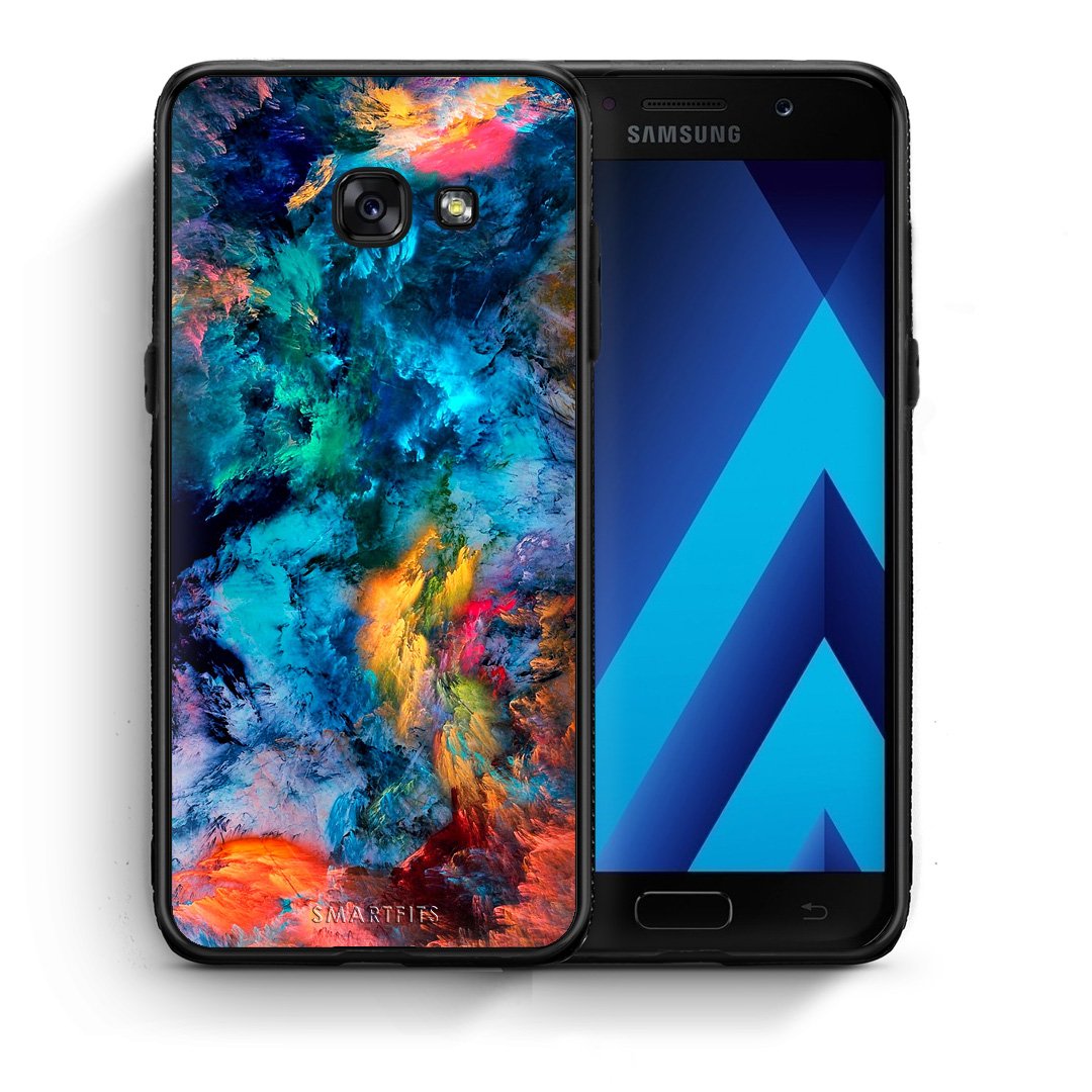 Θήκη Samsung A5 2017 Crayola Paint από τη Smartfits με σχέδιο στο πίσω μέρος και μαύρο περίβλημα | Samsung A5 2017 Crayola Paint case with colorful back and black bezels