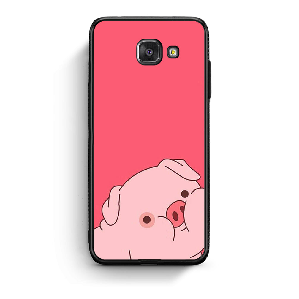 Samsung A5 2017 Pig Love 1 Θήκη Αγίου Βαλεντίνου από τη Smartfits με σχέδιο στο πίσω μέρος και μαύρο περίβλημα | Smartphone case with colorful back and black bezels by Smartfits