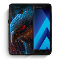 Thumbnail for Θήκη Samsung A5 2017 Eagle PopArt από τη Smartfits με σχέδιο στο πίσω μέρος και μαύρο περίβλημα | Samsung A5 2017 Eagle PopArt case with colorful back and black bezels