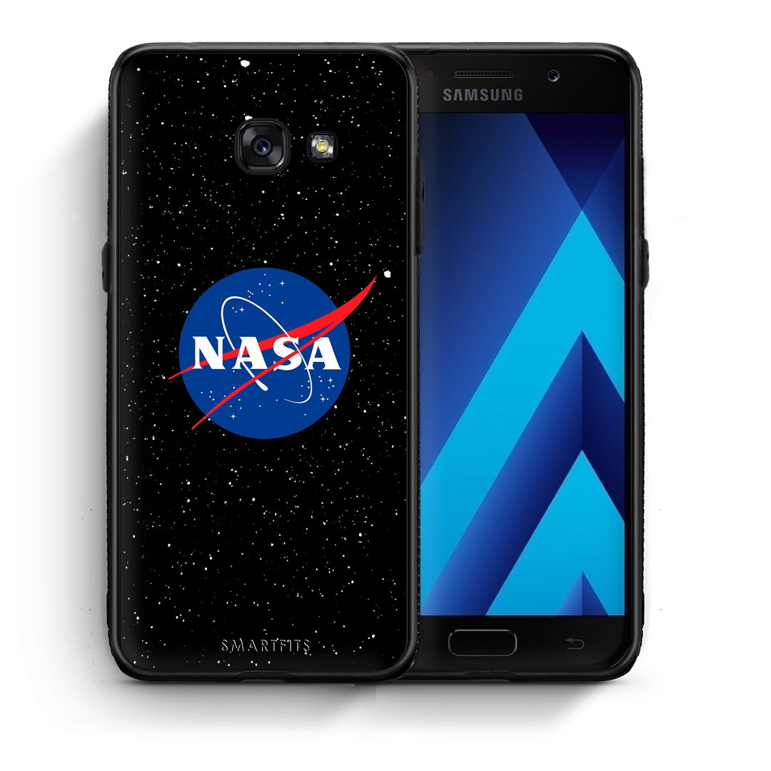 Θήκη Samsung A5 2017 NASA PopArt από τη Smartfits με σχέδιο στο πίσω μέρος και μαύρο περίβλημα | Samsung A5 2017 NASA PopArt case with colorful back and black bezels
