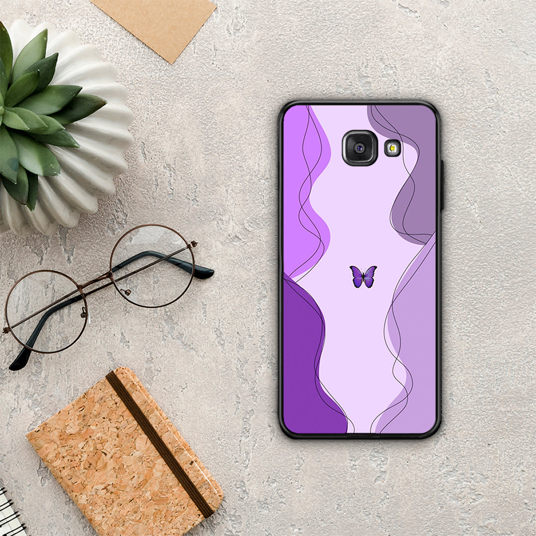 Purple Mariposa - Samsung Galaxy A5 2017 case
