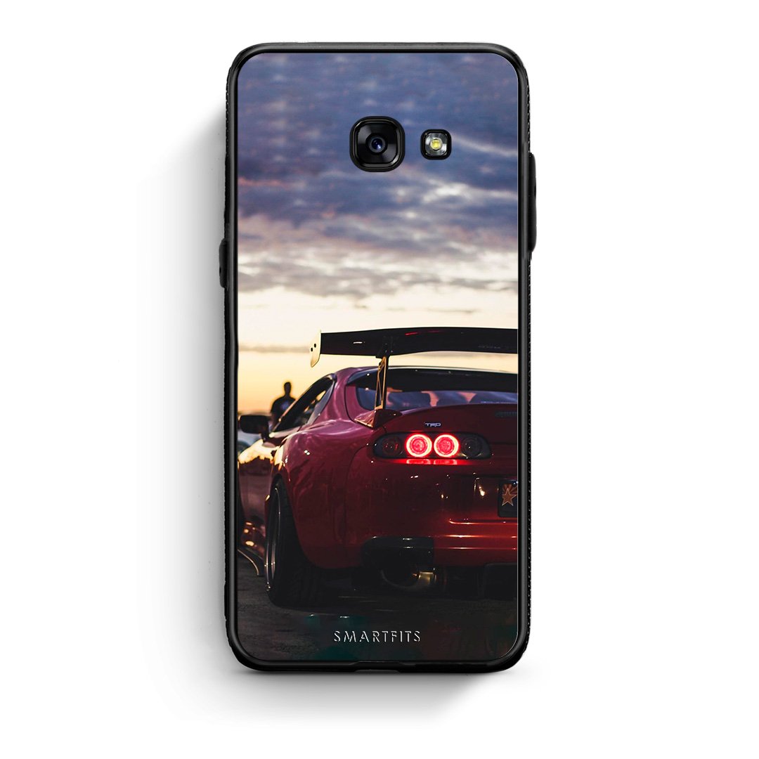 Samsung A5 2017 Racing Supra θήκη από τη Smartfits με σχέδιο στο πίσω μέρος και μαύρο περίβλημα | Smartphone case with colorful back and black bezels by Smartfits