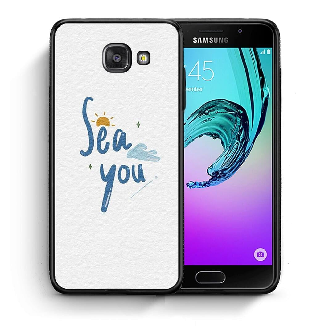 Θήκη Samsung A5 2017 Sea You από τη Smartfits με σχέδιο στο πίσω μέρος και μαύρο περίβλημα | Samsung A5 2017 Sea You case with colorful back and black bezels
