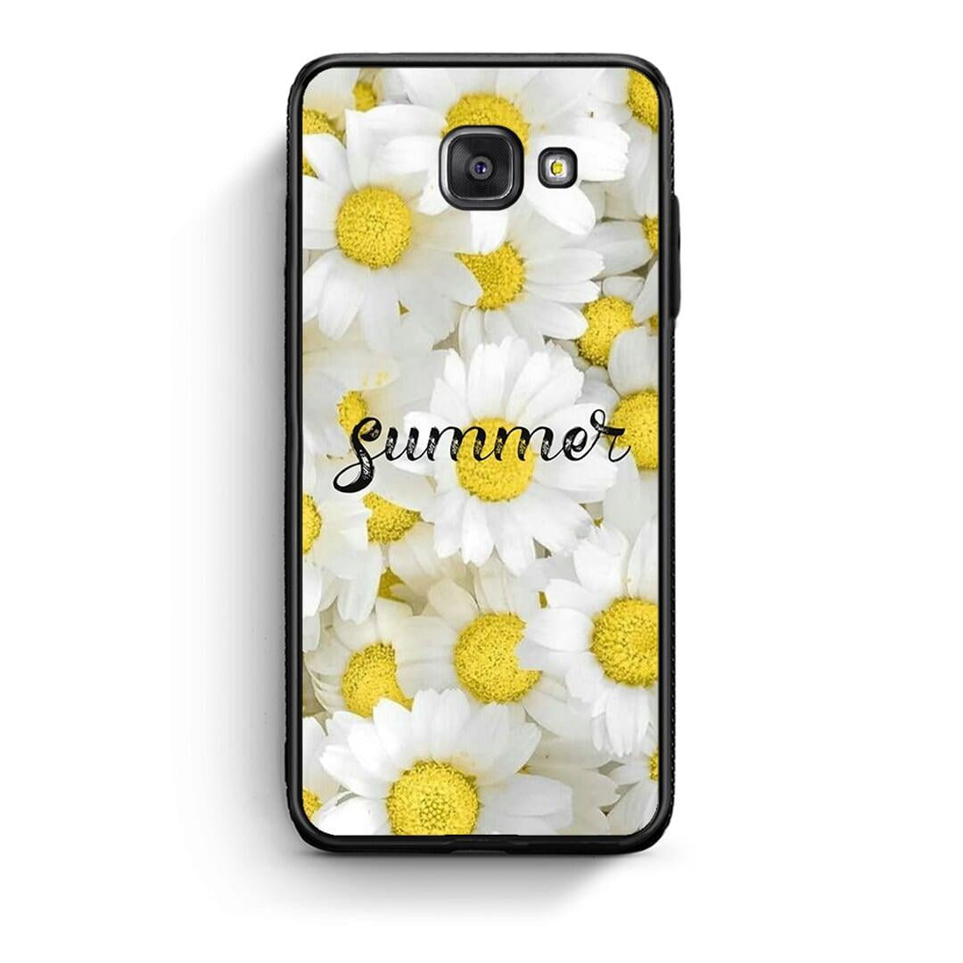 Samsung A5 2017 Summer Daisies Θήκη από τη Smartfits με σχέδιο στο πίσω μέρος και μαύρο περίβλημα | Smartphone case with colorful back and black bezels by Smartfits